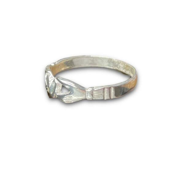 VTG Sterling Silver Ring sz 6 - Picture 3 of 5